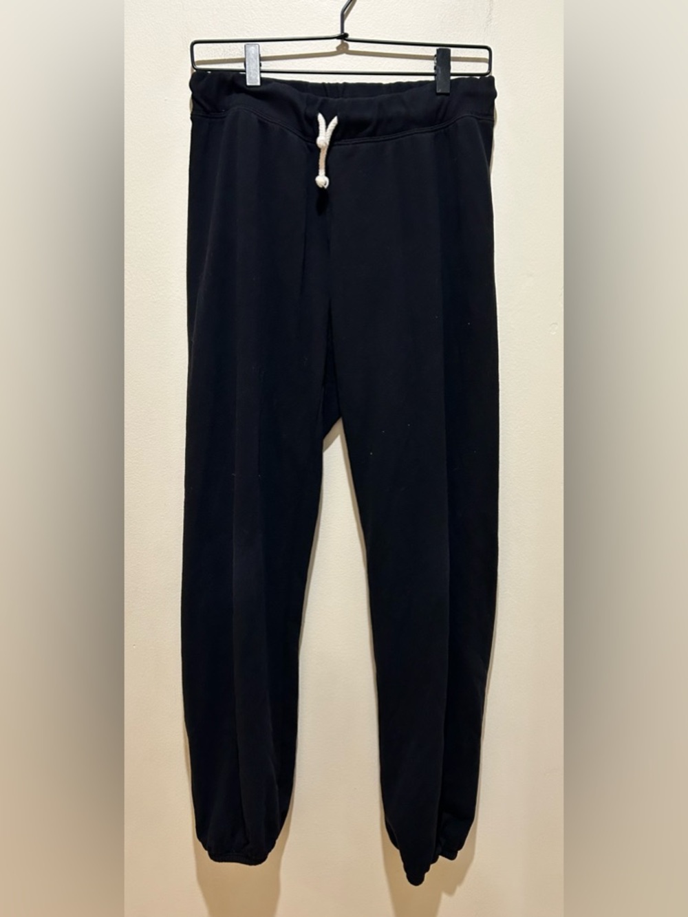 PerfectWhiteTee Black Toni Jogger Pants Lightweight Sweatpants - Women’s Medium